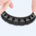 Desktop USB Cable Winder: Tidy Management Clips and Cable Holder.