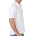 White Polo Shirt - Polo Collar Neck Sports - Causal Cotton T-Shirt for Men and Boys. 