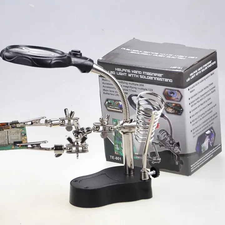 1PCS%203.5x%2012x%20MG16129-C%20LED%20Clamp%20Soldering%20Iron%20Stand%20Helping%20Hands%20Magnifying%20Glass%20Magnifier%20-%20Image%207