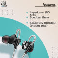 DM10 - In-Ear Earphone - Black - Headphone - Headphone. 