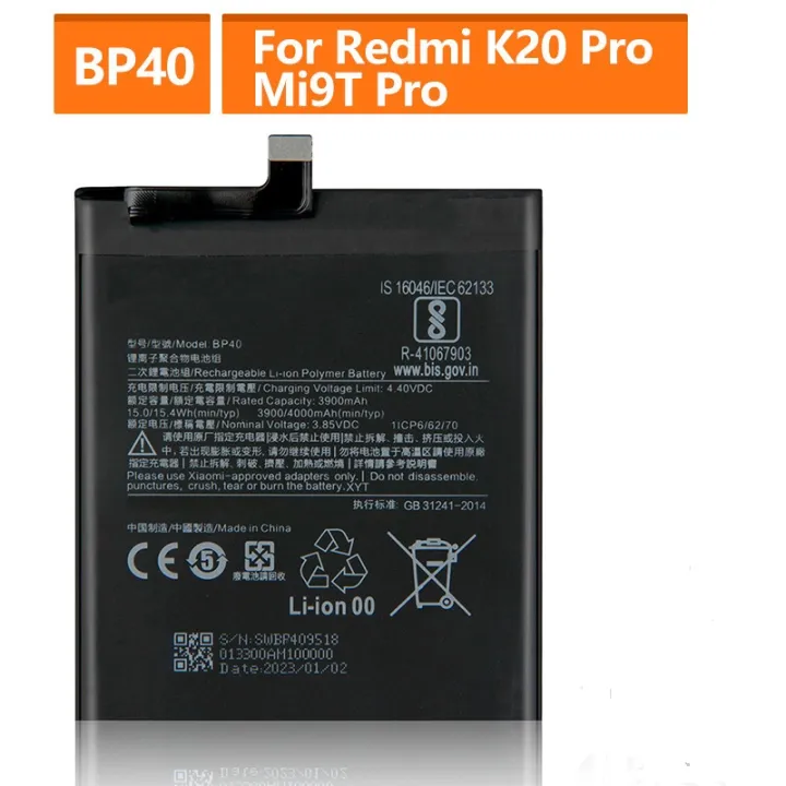 Mobile%20Battery%20For%20Xiaomi%20Redmi%20K20%20Pro%20Mi%209T%20Pro%20-%20BP40%20-%20Image%202