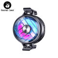 GT30 Mobile Phone Cooler Universal Phone Cooling Fan RGB Semiconductor Radiator Cooling Fan For Playing Games Watching Videos.