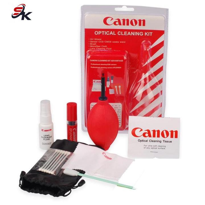 Canon 5 In 1 Lens Cleaning Kit - Red