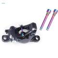 2Pcs Bike Disc Brake Bolts Brake Clamp Bolt Titanium Bolt Durable Portable Fittings 3mm Brake Lever Screws M4 Thread Alloy Bike Brake Screws.