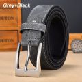 Fashion Denim Belt For Jeans Men Casual Canvas Designer Belts High Quality 3.5 CM Width Patchwork Strap Drop Shipping.