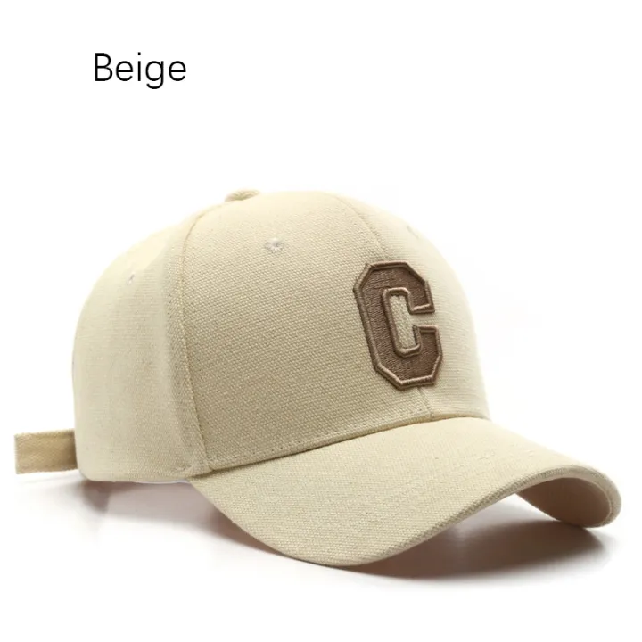 1pc%20Unisex%20Sunshade%20Breathable%20Adjustable%20Baseball%20Cap%20With%20Letter%20C%20Embroidery%20-%20Image%203