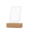 Acrylic LED Light 3 Inch Picture Holder Vertical Photo Frame Instant Camera Photo Table For Fujifilm Mini Desktop Decoration Tetuo. 