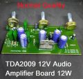 NORMAL CAPACITORS TDA2009A TDA-2009 TDA 2009 Amplifiers Board 12W Speakers DC 8-28V Power Supply Audio Amplifiers Circuit . 