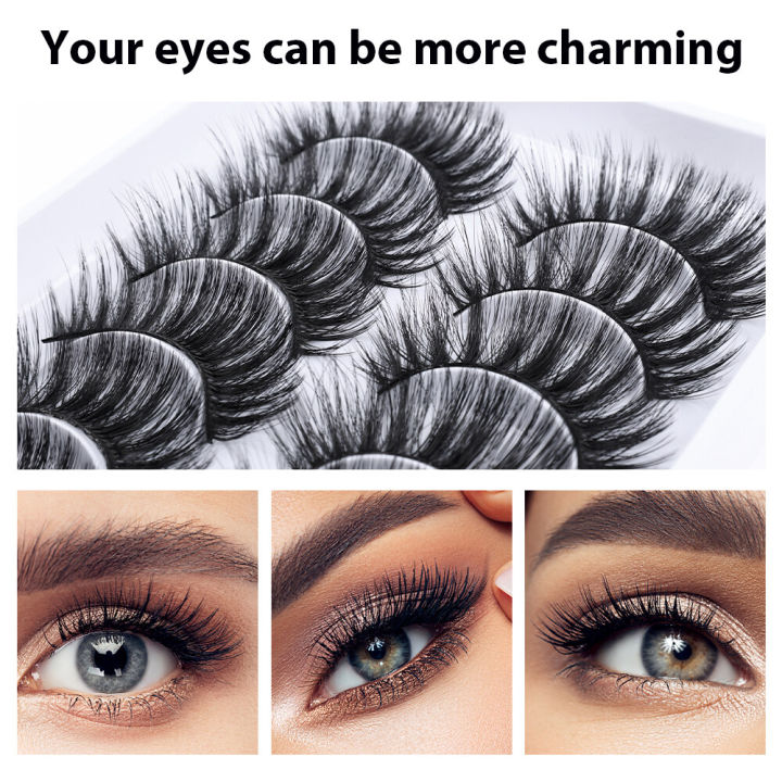 10%20Pairs%203D%20Faux%20Mink%20Lashes%20Fluffy%20Soft%20Wispy%20Volume%20Natural%20Long%20False%20Eyelashes%20Reusable%20Eye%20Lashes%20Makeup%20-%20Image%206