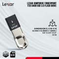 Lexar JumpDrive Fingerprint F35 64GB USB 3.0 Flash Drive with 256-bit AES Encryption - 10 Fingerprint IDs - Ultra Fast Access - Easy Set-Up. 