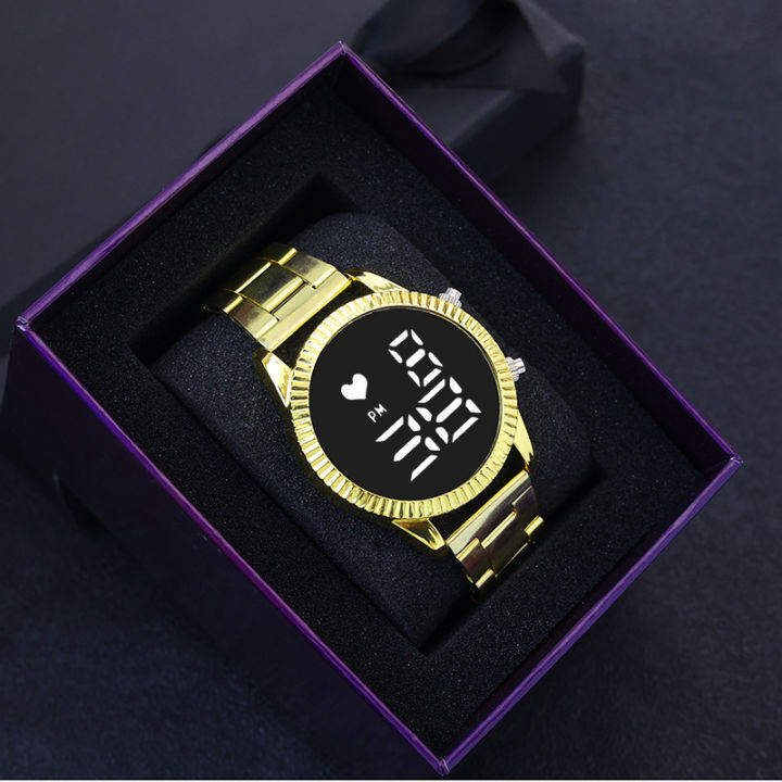 Golden - Men's Stylin' Digital Round Watch