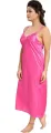 Sleep in Style with Women's Two Part Long Solid Pink Night Dress Set-Blush Pink. 