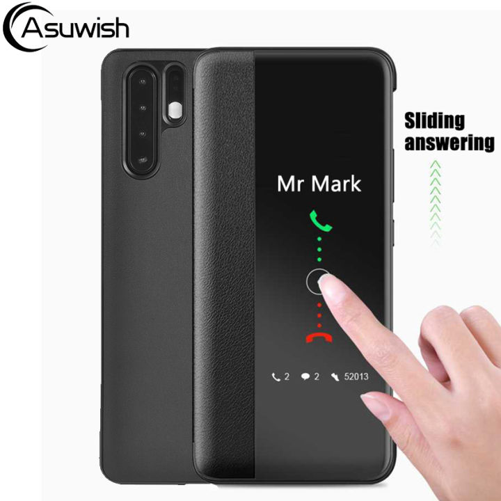 Flip Cover Leather Phone Case For Huawei P30 P40 Pro P30pro