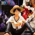12cm One Piece Anime Figure Luffy Sitting Position Action Figure PVC Model Collection Statue Figurine Doll Toy For Birthday Gift Superman. 