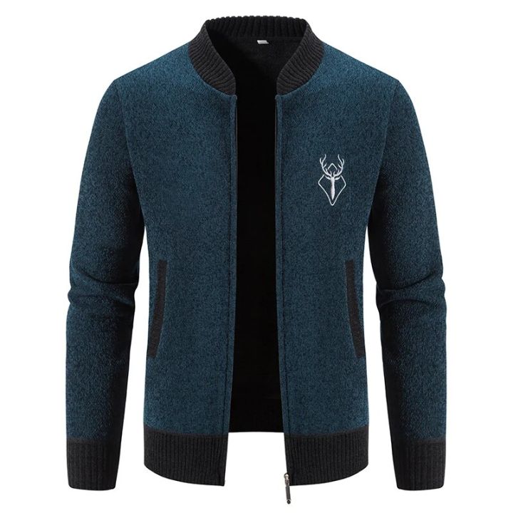 Men's%20Cardigan%20Sweaters%20Winter%20Casual%20Sweatercoats%20Jackets%20High%20Quality%20Men%20Thicker%20Warm%20Stand-up%20collar%20Fit%20Cardigans%20Coats%203XL%20-%20Image%203