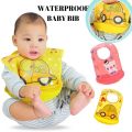 Baby Feeding Plastic Bibs with Bati For Babies - 1 Pcs ( Color As Per Stock ). 