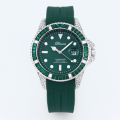 Men Sports Silicone Rhinestone Watch.