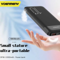 VDENMENV DP36 Power Bank 10000mAh Backup Charger 2 Usb Ports Output Micro Type C Input Compact and Convenient Fast Charging Backup Battery Power Bank.