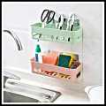 Home Adhesive Shower Shelves Kitchen Seasoning Shelf Bathroom Organizer Basket Adhesive Soap Dish Wall Mount Bathroom Organizer Storage Basket No Punching Storage Rack-Best Rate. 