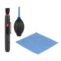 【3C VictoryEagle】VBESTLIFE 3in1 Kit Lens Cloth+ Dust Brush+ Air Blower for Nikon Camcorder DSLR Watch. 