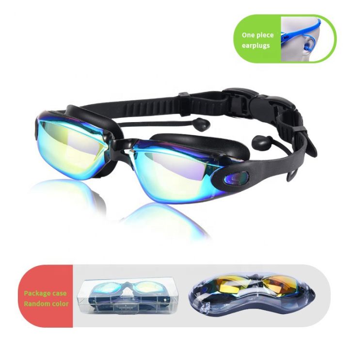 Hot%20Sale%20No%20Leaking%20Anti%20Fog%20UV%20Protection%20Triathlon%20Swim%20Glass%20with%20Nose%20Clip%20Earplugs%20Swimming%20Goggles%20with%20Protection%20Case%20-%20Image%203