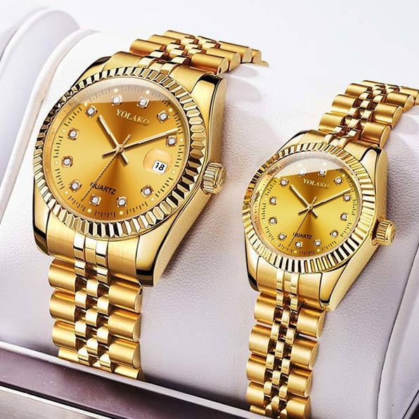 YOLAKO%20Couple%20Men's%20Women's%20Steel%20Band%20Watch%20Glow%20Calendar%20Diamond%20Scale%20Gold%20Business%20Men%20Watch%20Women%20Bracelet%20Wristwatches%20-%20Image%204