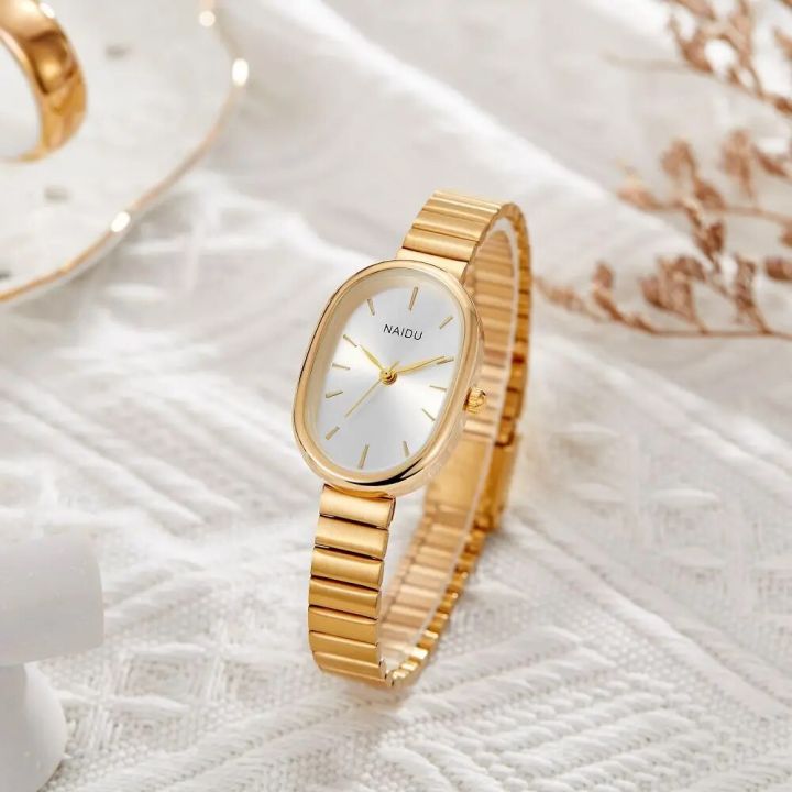 Women%20Quartz%20Watch%20Luxury%20Oval%20Shaped%20Fashion%20Mini%20Case%20Small%20Roman%20Numeral%20Dial%20Female%20Full%20Metal%20Band%20Watches%20Niche%20Wristwatch%20-%20Image%204