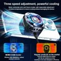 Memo CX06 Magnetic Phone Cooler-15W Phone Cooler Freeze Semiconductor Cooling Fan Radiator Gaming Cooler Mobile Cooler Phone Cooler. 