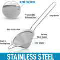 Vegetable Sifter Filter Scraper Tool Spoon Bar Mesh Steel Stainless.