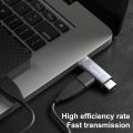 USB-C / Type-C Female to USB-C / Type-C Male + Micro USB Male Converter.