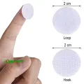 50 pairs x 2cm Round Self Adhesive Velcro Tape Hook and Loop Velcro Dot Fasteners (White). 