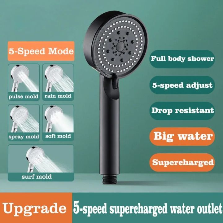 High%20Pressure%20Shower%20Head%20Turbo%20Replete%20for%20Shower%205%20Molds%20Knobs%20Saving%20Shower%20Head%20Bathroom%20Accessories%20-%20Image%207