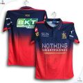 Royal Challengers Bangalore Premium IPL Cricket Jersey For Men - RCB Half Sleeve Collar Polo t shirt - RCB Jersey 2026.