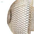【Fast-selling】 Metal Pendant Lamp Shade Iron Lampshade Hanging Light Fixture Decorative Bulb Guard Iron Wire Lamp Cover Ceiling Light Shade for Hotel Decor.