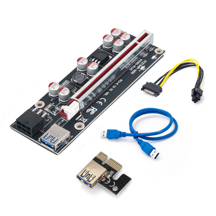 PCI-E Pcie Riser 009S PLUS Profesional Express 1X 4x 8x 16x Extender ...