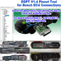 EGPT V1.4 Pinout Tool for Bosch ECU EGPT Connections ECU Connections Wiring Diagram ECU pin out software Useful in KESS KTAG FREE Install Support. 
