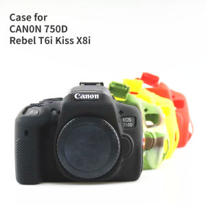 Bilashmart 【Lowest Prices Online】 Soft Armor Skin Case for CANON 750D Rebel T6i Kiss X8i Camera Bag Body Cover Protector Skin