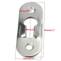 JOUYI 40 Pcs 44mm Metal Keyhole Hanger Fasteners Picture Photo Painting Fasteners.