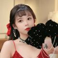 （ Chinese Red ] Elegant French Style Bow Barrettes All-Match Simple Autumn and Winter Hair Accessories Woven Head Clip Women. 