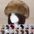 Hot Winter Thick Furry Hairband Fluffy Russian Faux Fur Women Girl Fur Headband Hat Winter Outdoor Earwarmer Ski Hats new. 