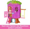 Barbie HPL70 Chelsea  Doll and Treehouse Playset  BARBIE - Chelsea Doll and Tree House Playset with Puppy with Furniture, Slide and More Than 10 Accessories for Endless Creative Fun for Children. 