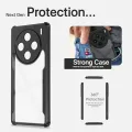 Vivo X100 Edge-Reinforced Shockproof Cushion Back Clear Hybrid Transparent Hard Cover Casing-E_Store. 
