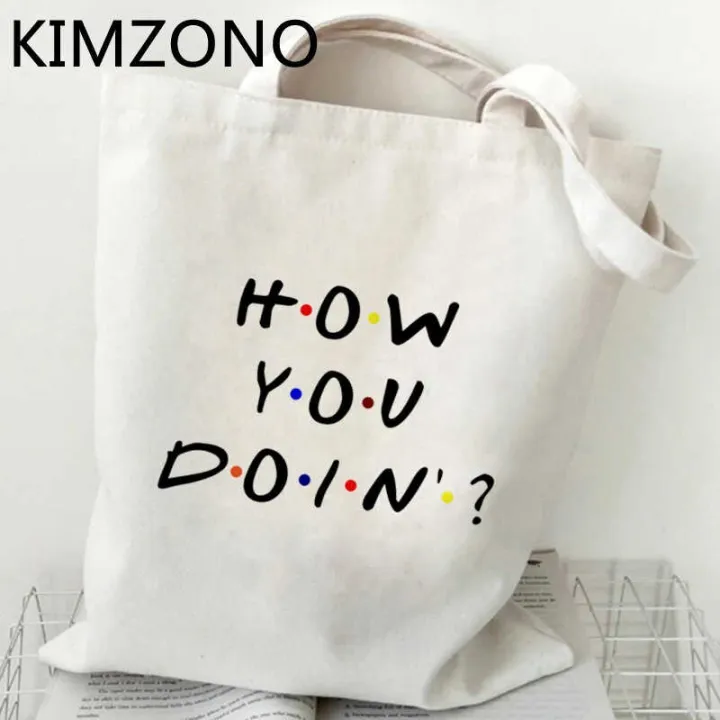 Friends%20Tv%20Show%20shopping%20bag%20bolsa%20recycle%20bag%20shopper%20shopping%20bag%20jute%20string%20sacolas%20-%20Image%206