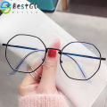 Student female 0 degree ultra-light Korean version of anti-blue glasses alloy frame fashion student jewelry.