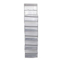 Over The Door Hanging Organizer 3 Top Plastic Pouches Hanging Storage Closet Door Organizer Space Saving for Pantry. 