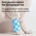 Pet self-adhesive Bandage For Puppy Dog Cat Socks Disposable Outing Anti-Dirty Leggings Foot Cover Pembalut Pet. 