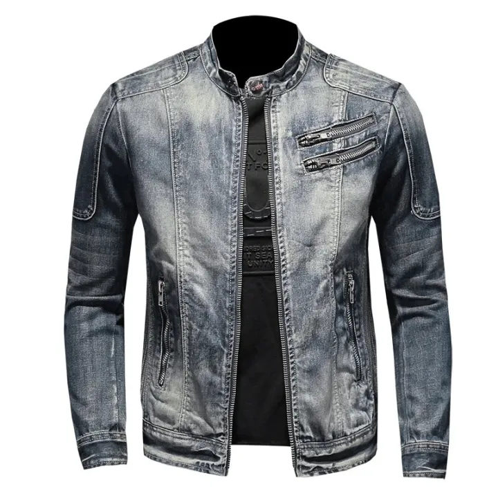2022%20New%20Hot%20Style%20Denim%20Jacket%20for%20Men%20Spring%20Autumn%20Zippers%20Solid%20Color%20Denim%20Coat%20-%20Image%204
