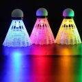 【Best Price Guaranteed】 Racket Sports Light-up LED Badminton Glowing Lighting Balls Luminous Badminton Balls Lightweight Nylon Lighting Shuttlecocks Outdoor Game.