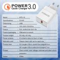 20W USB Charger Fast Charging Mobile Phone Charger Adapter QC 3.0 For Huawei Samsung Micro USB Cable Quick Charge Charger Plug. 
