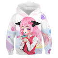 Anime hoodie Aphmau merch hoodies for kids girls kawaii cartoon sweatshirts teenagers 3D print pullovers children clothes Spring. 